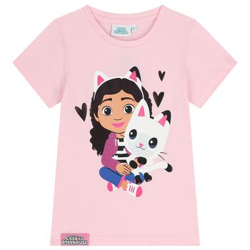 Girls Pink Gabby's Dollhouse T-Shirt